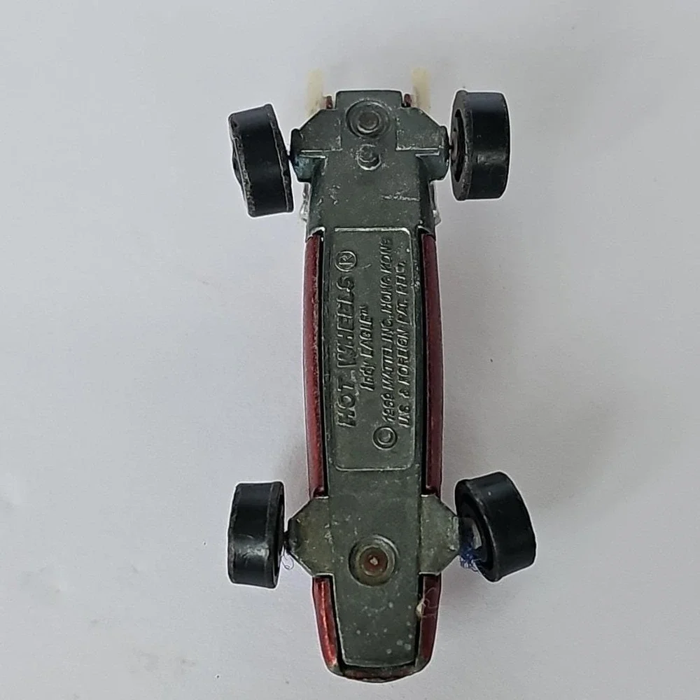 Vintage Hot Wheels Redline 1969 Indy Eagle Red Black‎ Interior Die Cast 1785